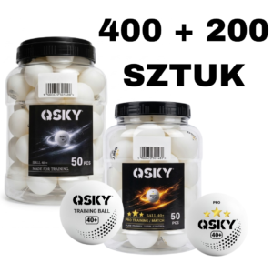 ZESTAW PIŁKI PRO 400 SZT I TRENINGOWE 200 SZT