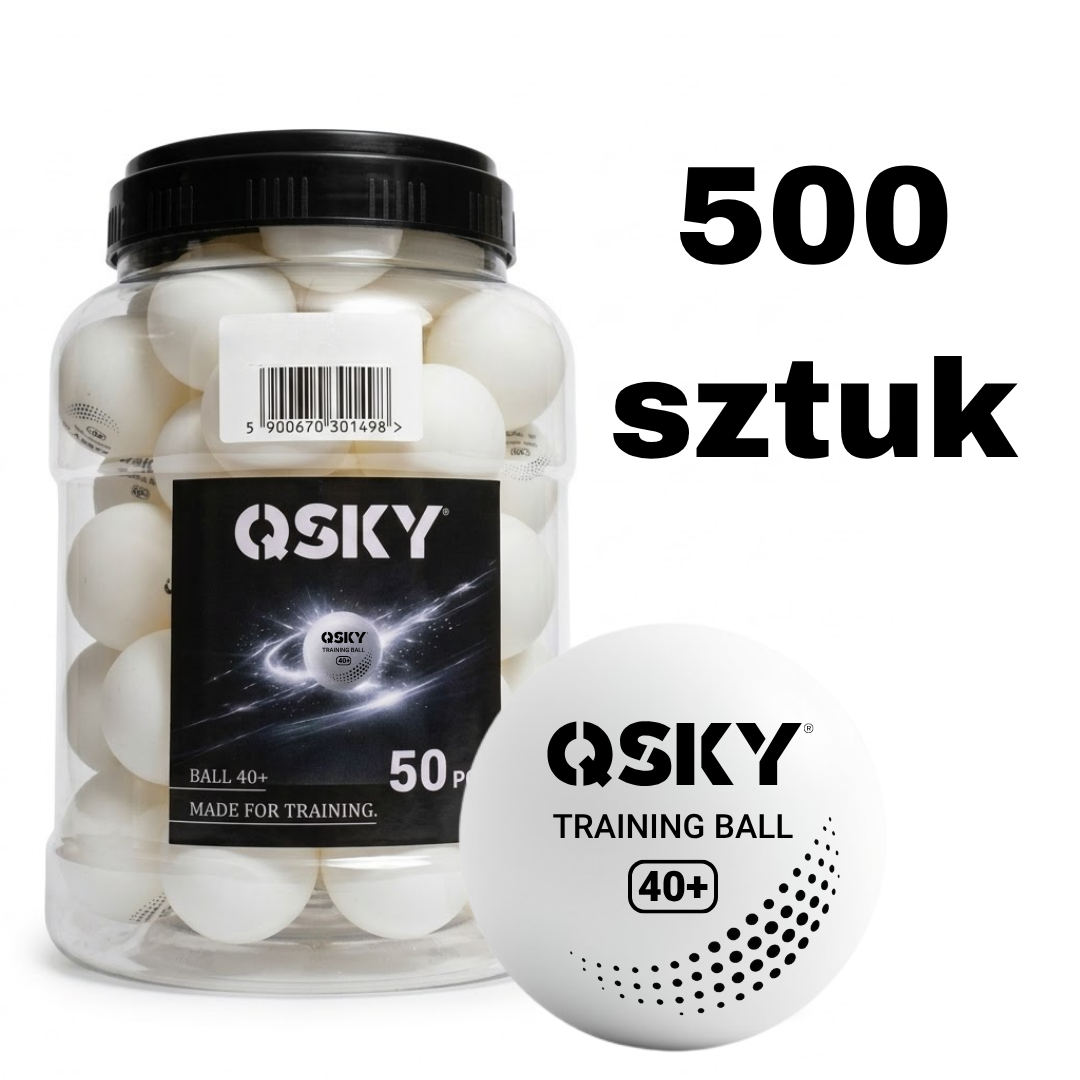 PIŁKI TRENINGOWE 40+ (500 SZTUK)
